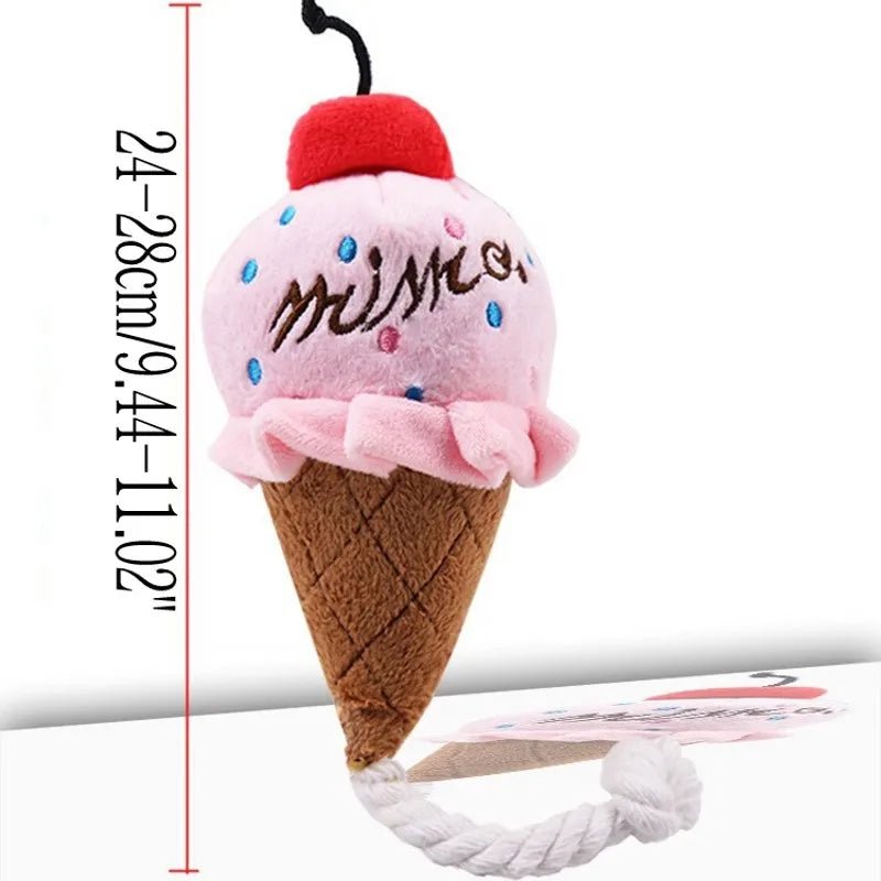 Dog Toys for Small Dogs Fleece Bone Chew Toys Puppy Plush Toys Squeaky Pet Cat Dog ProductsFrench Bulldog Chihuahua Accessories - fidotoy