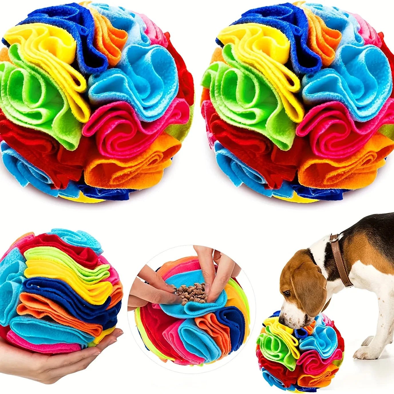 Snuffle Ball Treat Puzzle for Dogs - fidotoy
