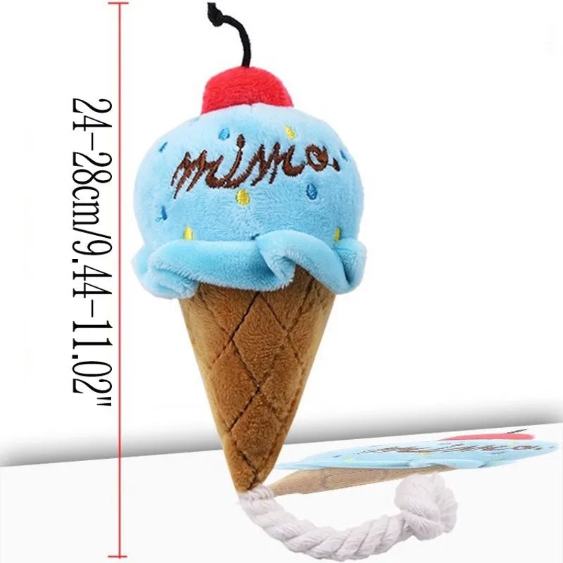 Dog Toys for Small Dogs Fleece Bone Chew Toys Puppy Plush Toys Squeaky Pet Cat Dog ProductsFrench Bulldog Chihuahua Accessories - fidotoy