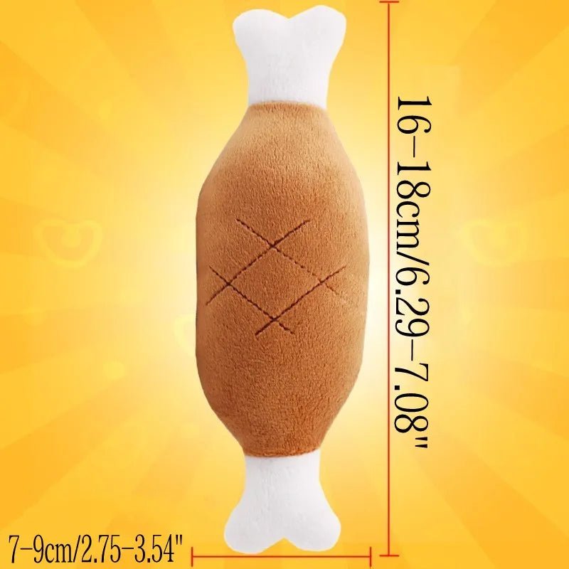 Dog Toys for Small Dogs Fleece Bone Chew Toys Puppy Plush Toys Squeaky Pet Cat Dog ProductsFrench Bulldog Chihuahua Accessories - fidotoy